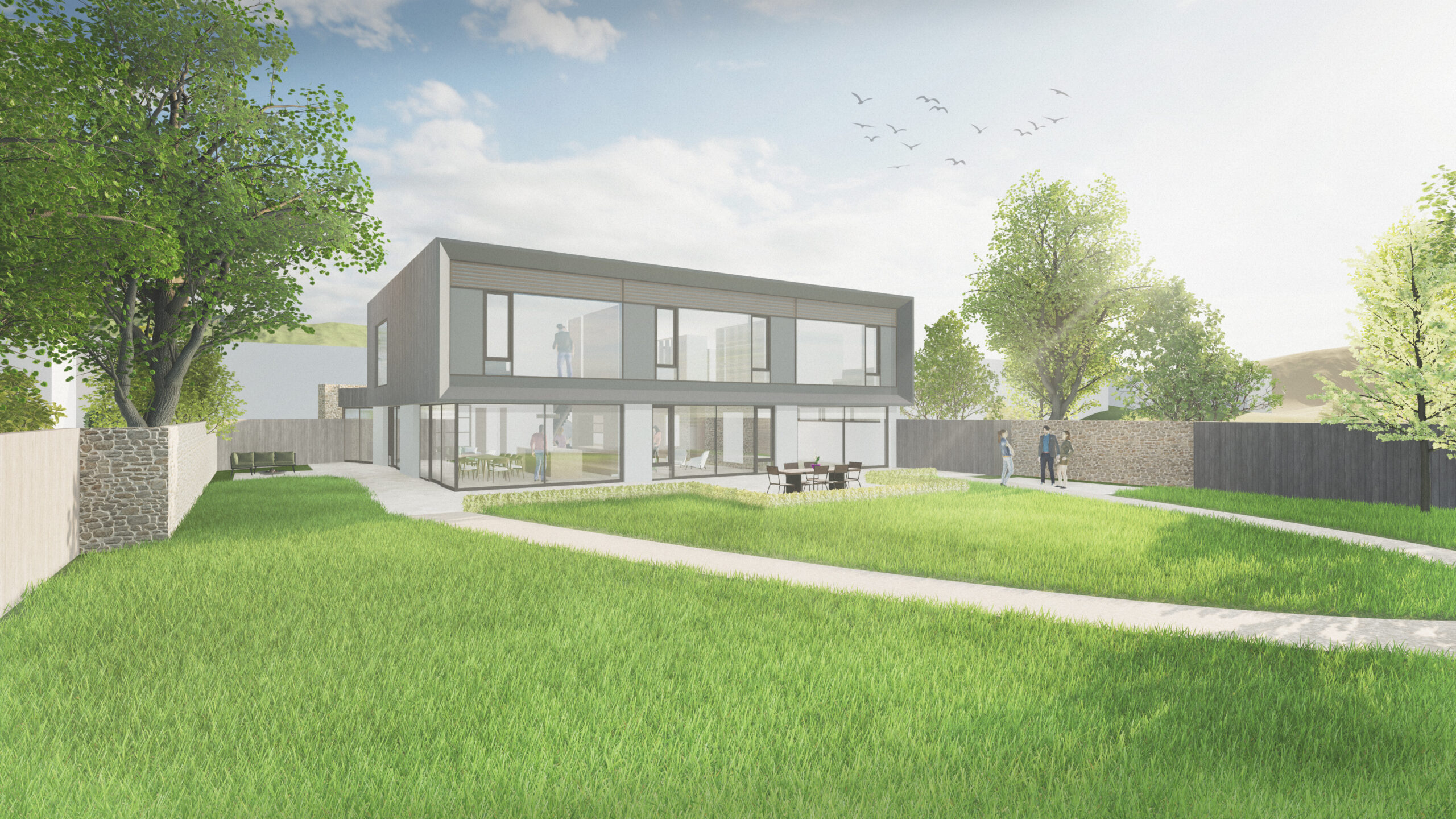 CGI of Maggie's Centre North Wales