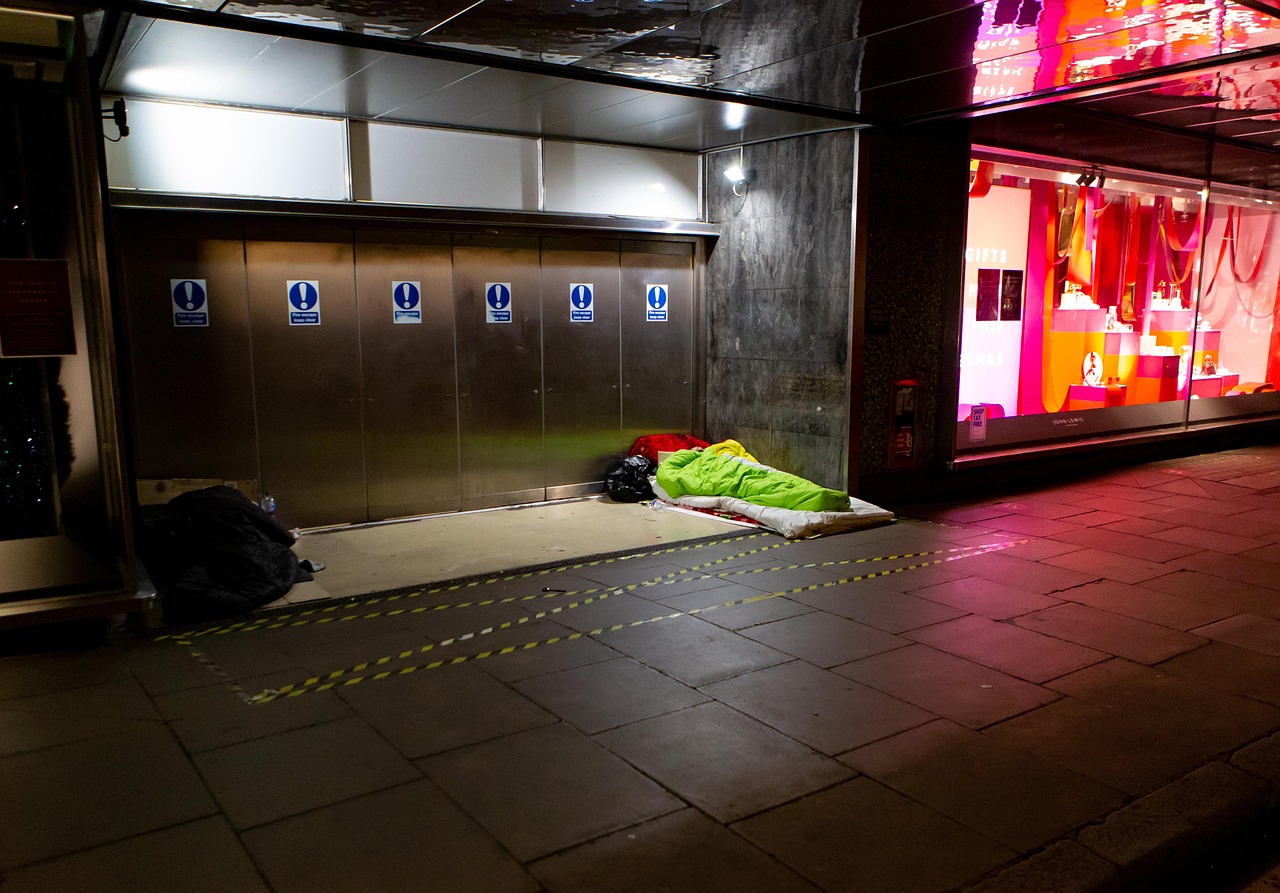 Image of rough sleeping to highlight new data showing rise in rough sleepers